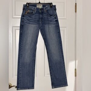 Ariat Men's M7 Classic Indigo Slim Fit Straight Leg Jeans Size 29/30 Pre Owned
